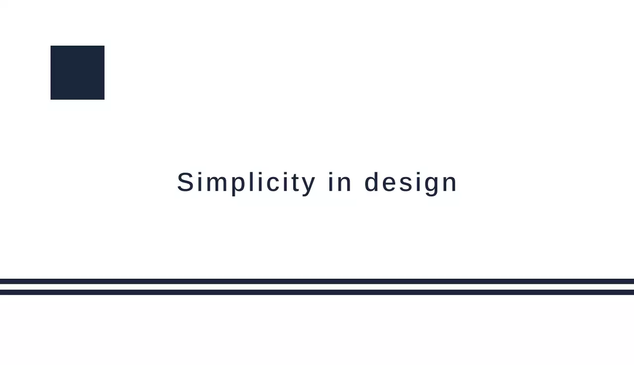 Navy Minimal Business Card