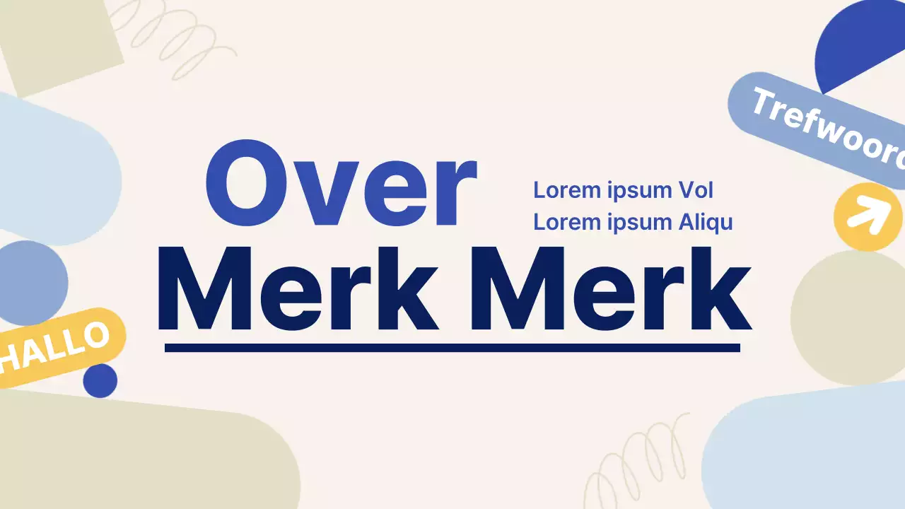 Een gids voor trendy kleine bedrijfsmerken in blauw en geel