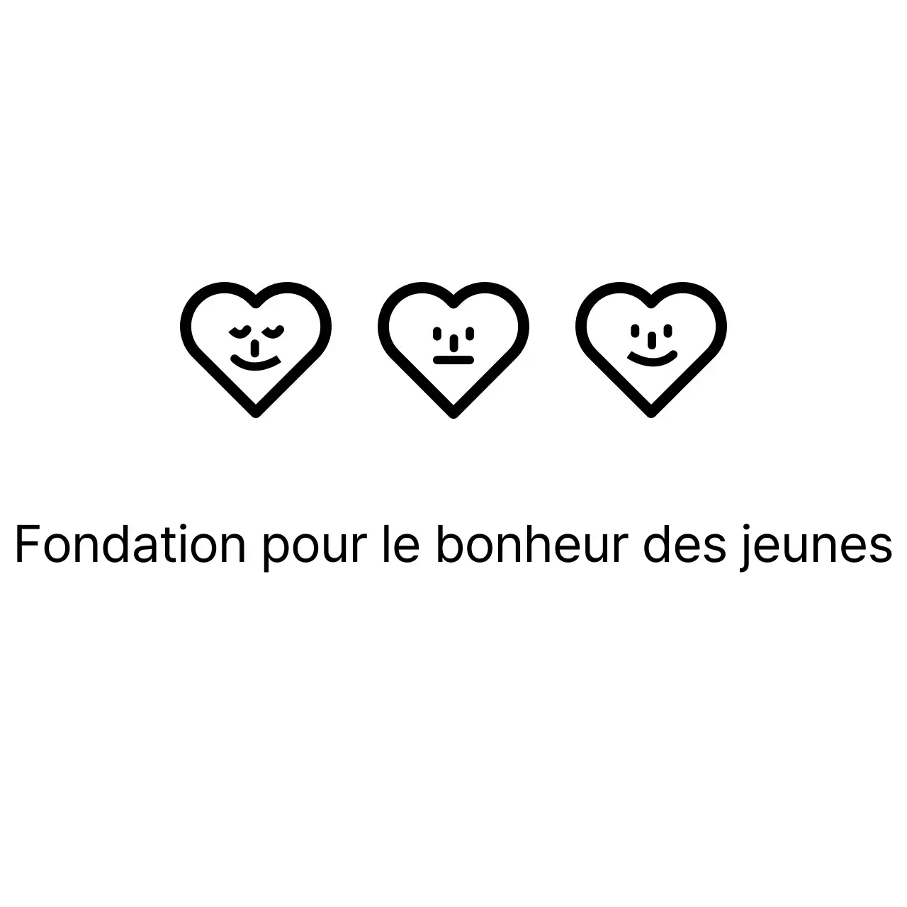 Carte de visite avec logo simple en noir