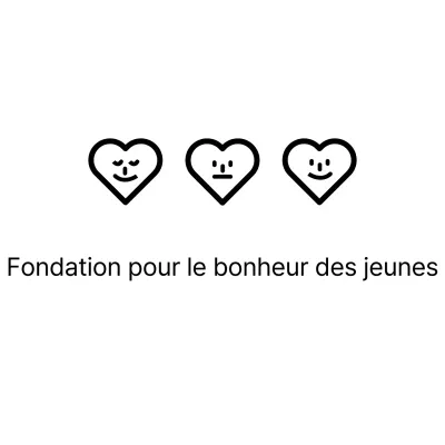 Carte de visite avec logo simple en noir