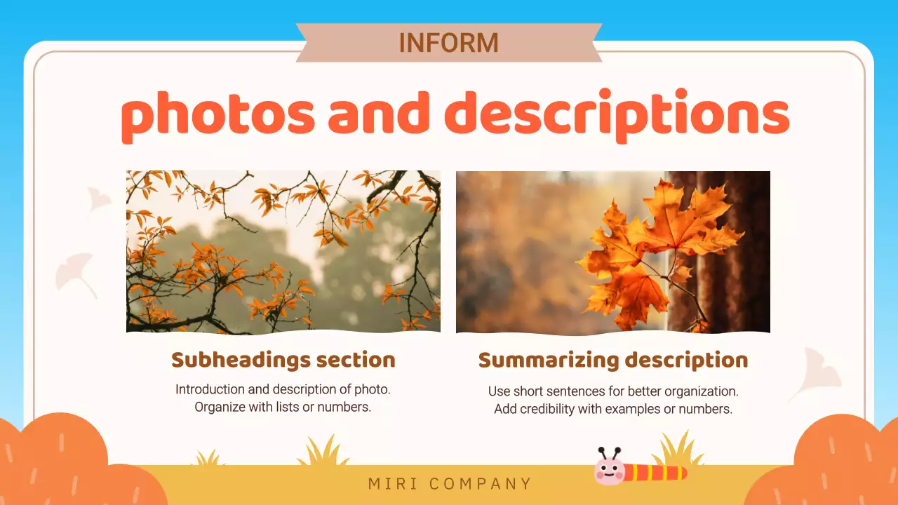 Orange Cute Fall Presentation