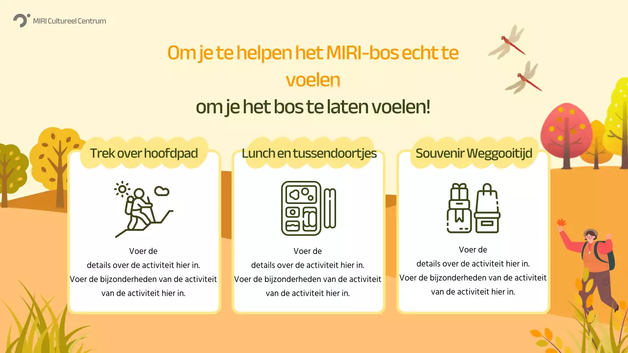 Oranje Natuur Herfst Evenementengids