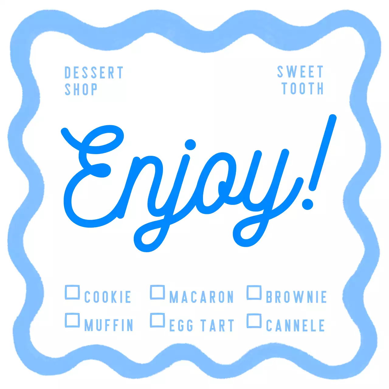 프렌치 스타일 비비드한 포장용기