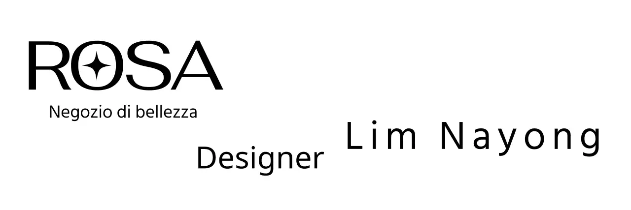 Un badge per il negozio di make-up con un'atmosfera di classe