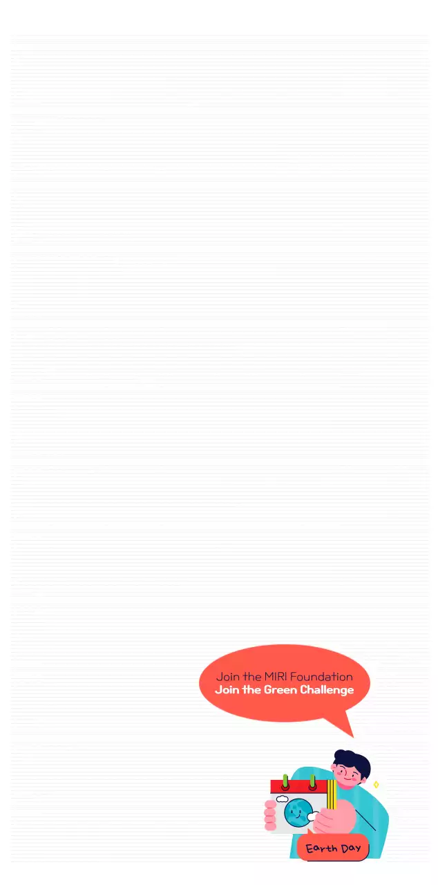 A colorful holiday celebration with illustrations of conservationists and the planet.