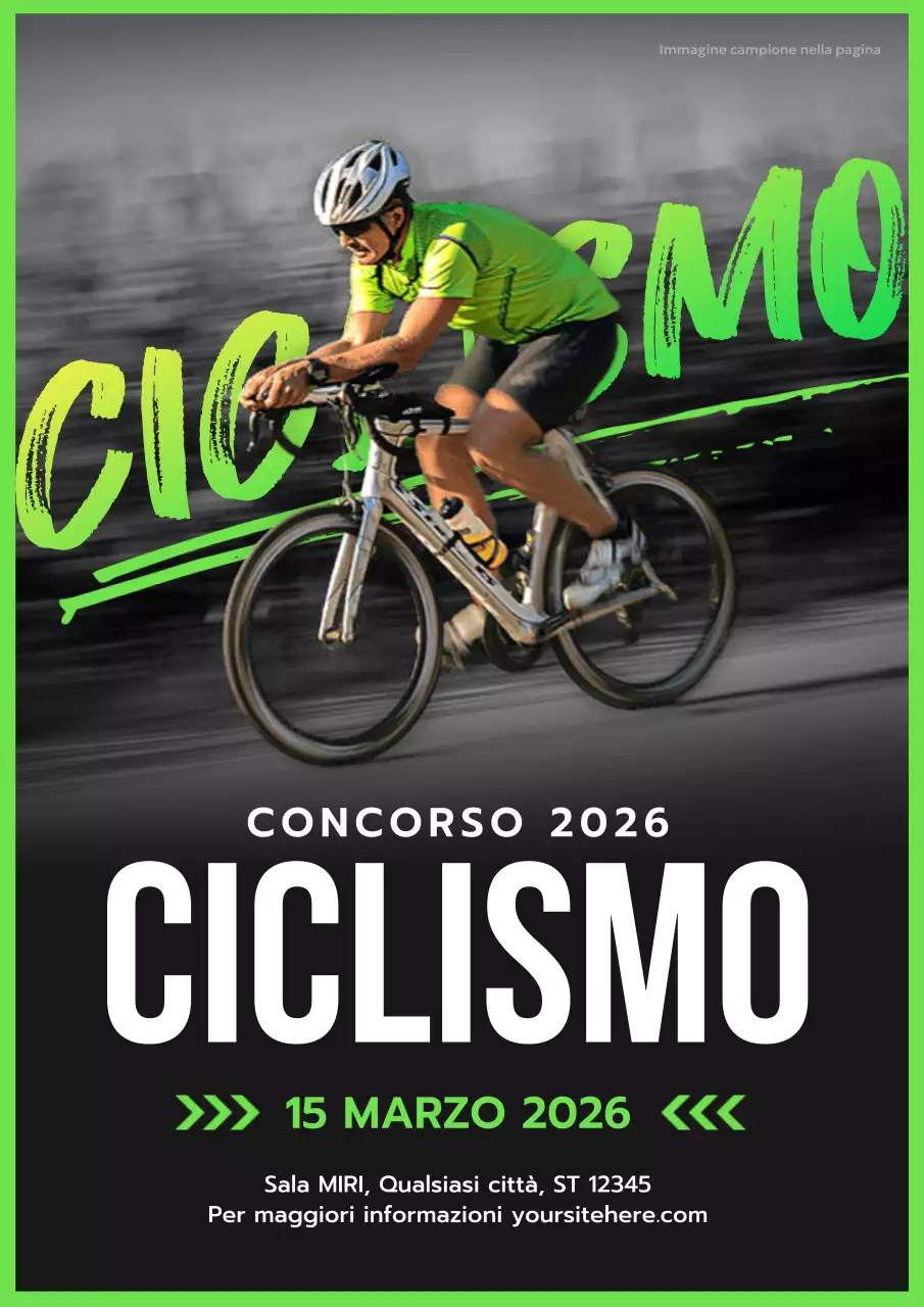 promozione del ciclismo verde e audace