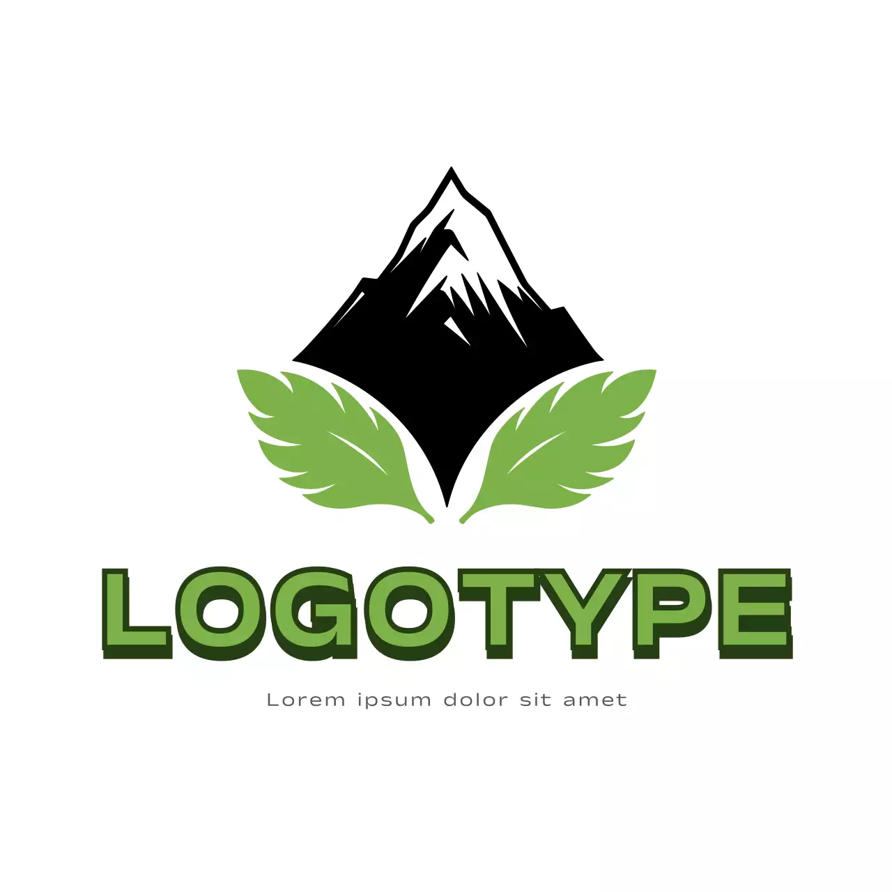 Green Minimal Nature Logo
