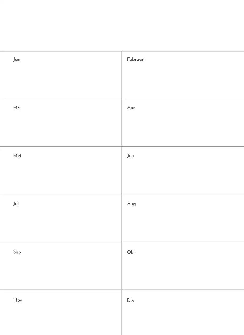 Een fotokalender met een strakke, stedelijke uitstraling