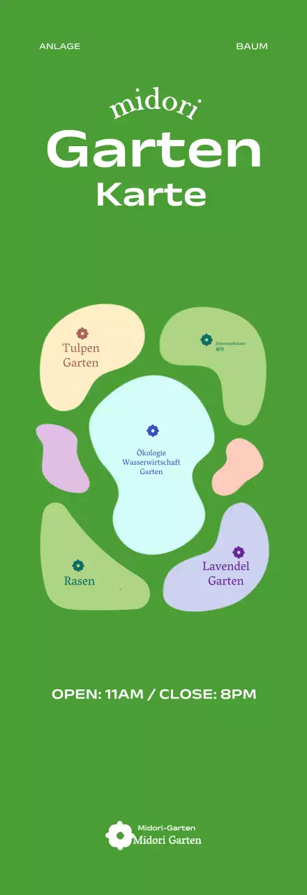 Kugelschreiber Handelsware vor dem Hintergrund eines umweltfreundlichen botanischen Gartens