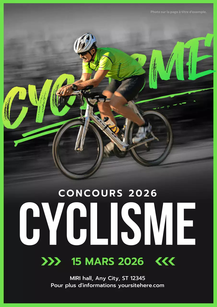 promotion du cyclisme vert et audacieux