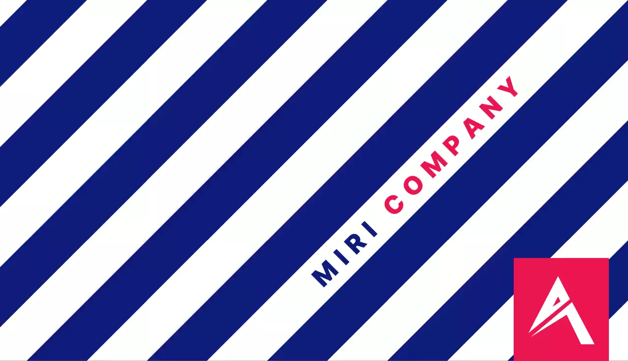 Red Modern Business Card