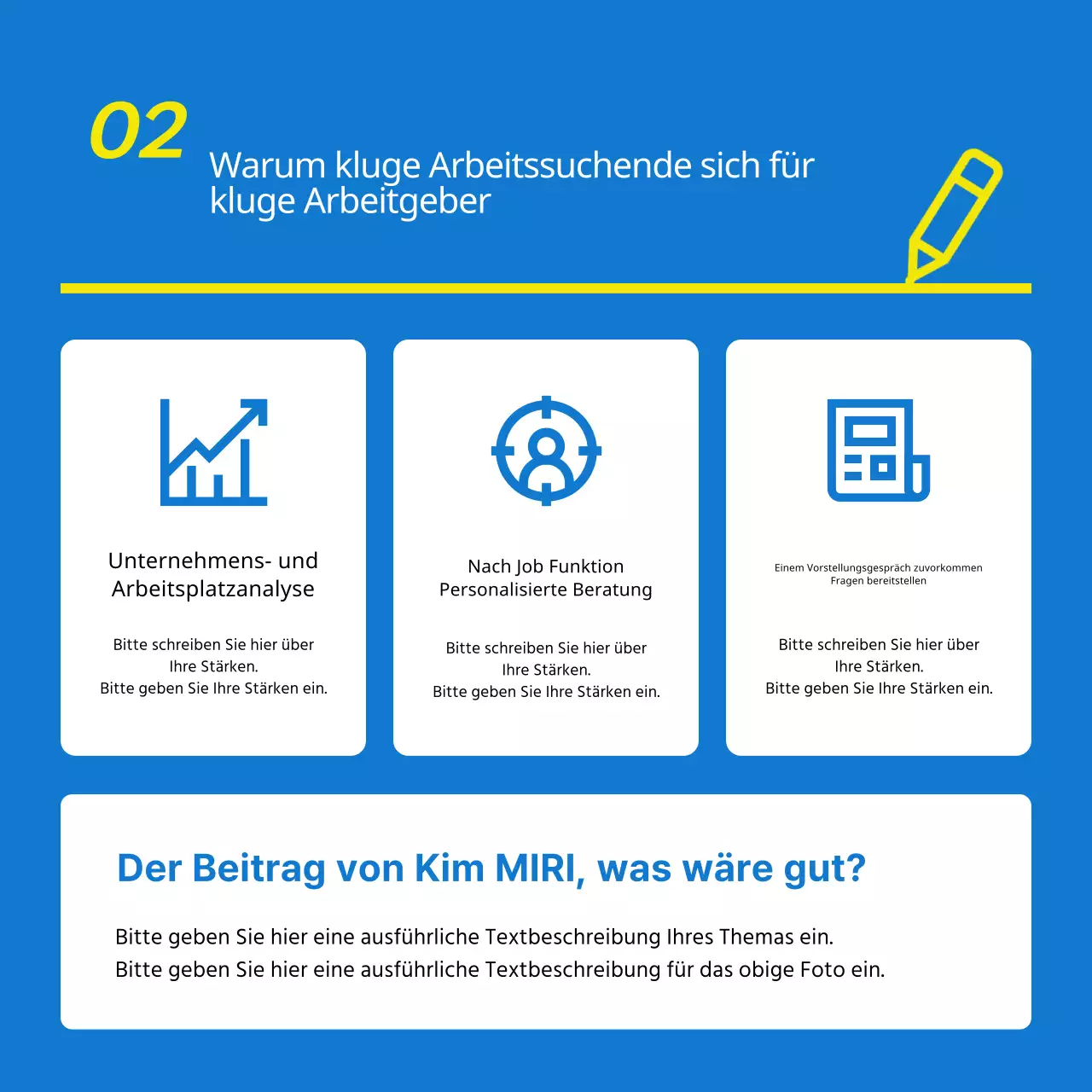 Förderung einer einfachen hellblauen und gelben Nachhilfestunde