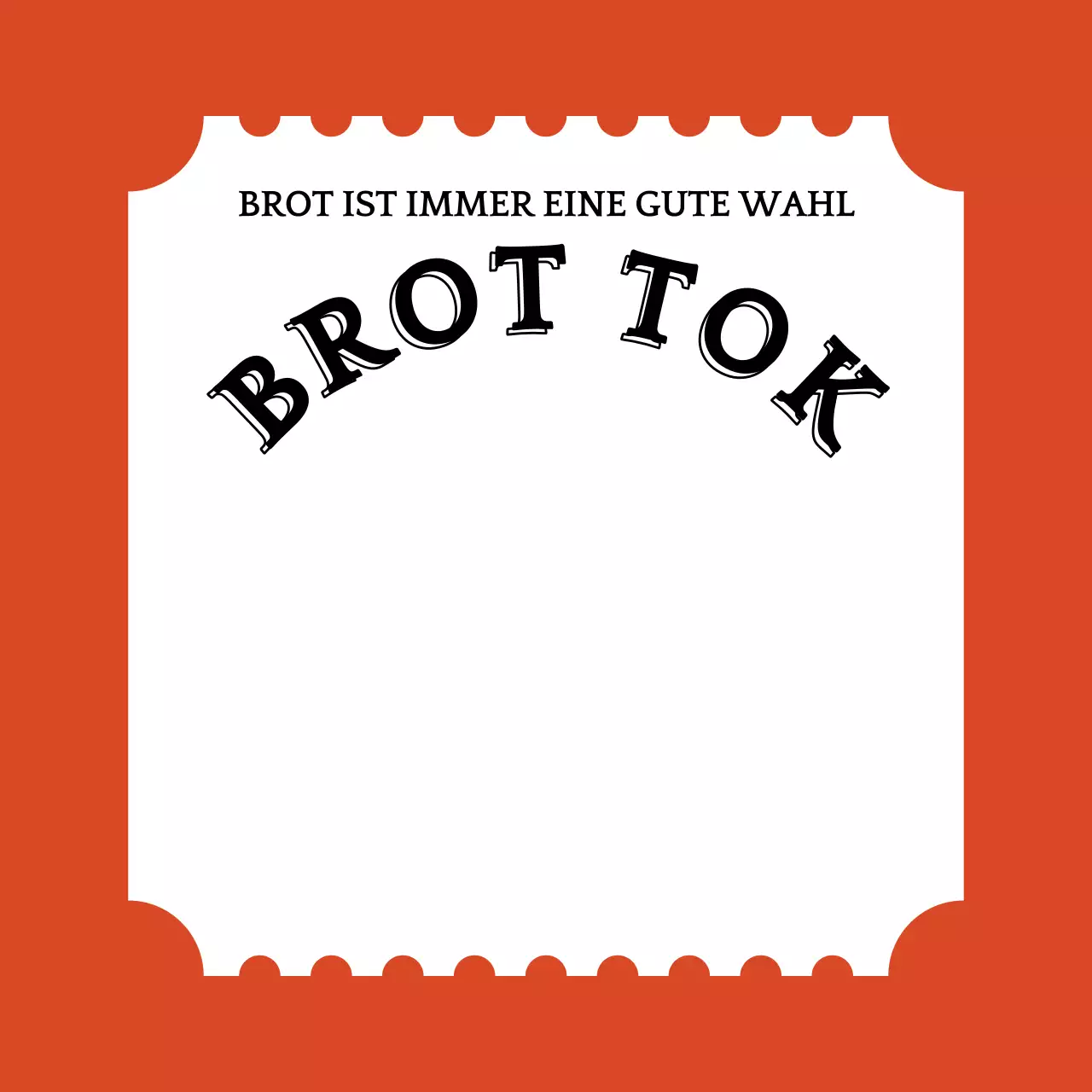 Bäckerei Ticketförmige Waren SmartTalk-Waren