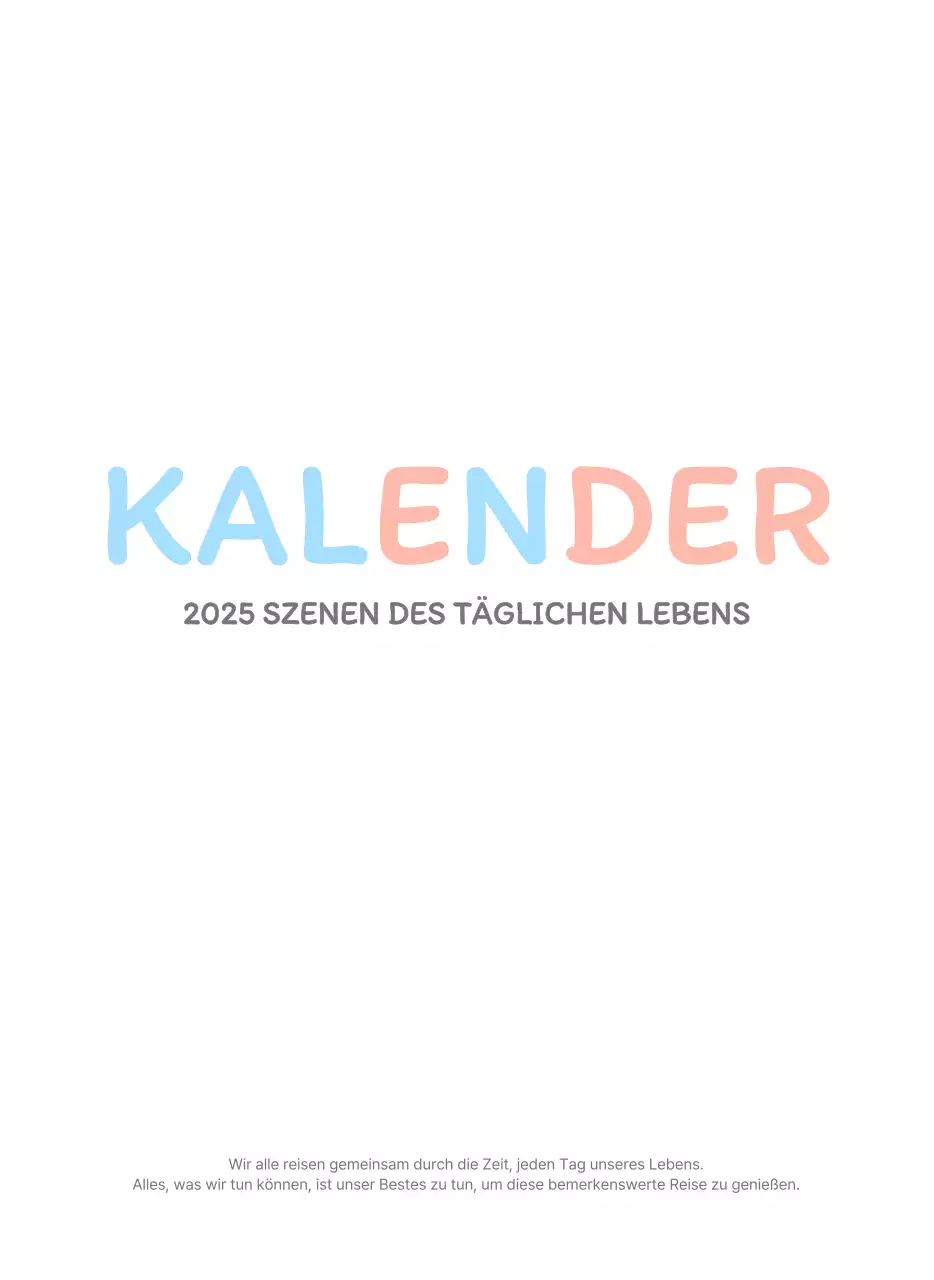 Niedliche Kalender mit knuffigen Illustrationen