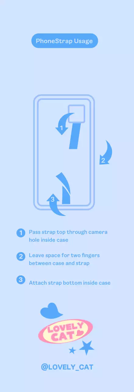 Pastel and kitschy PhoneStrap wallpaper