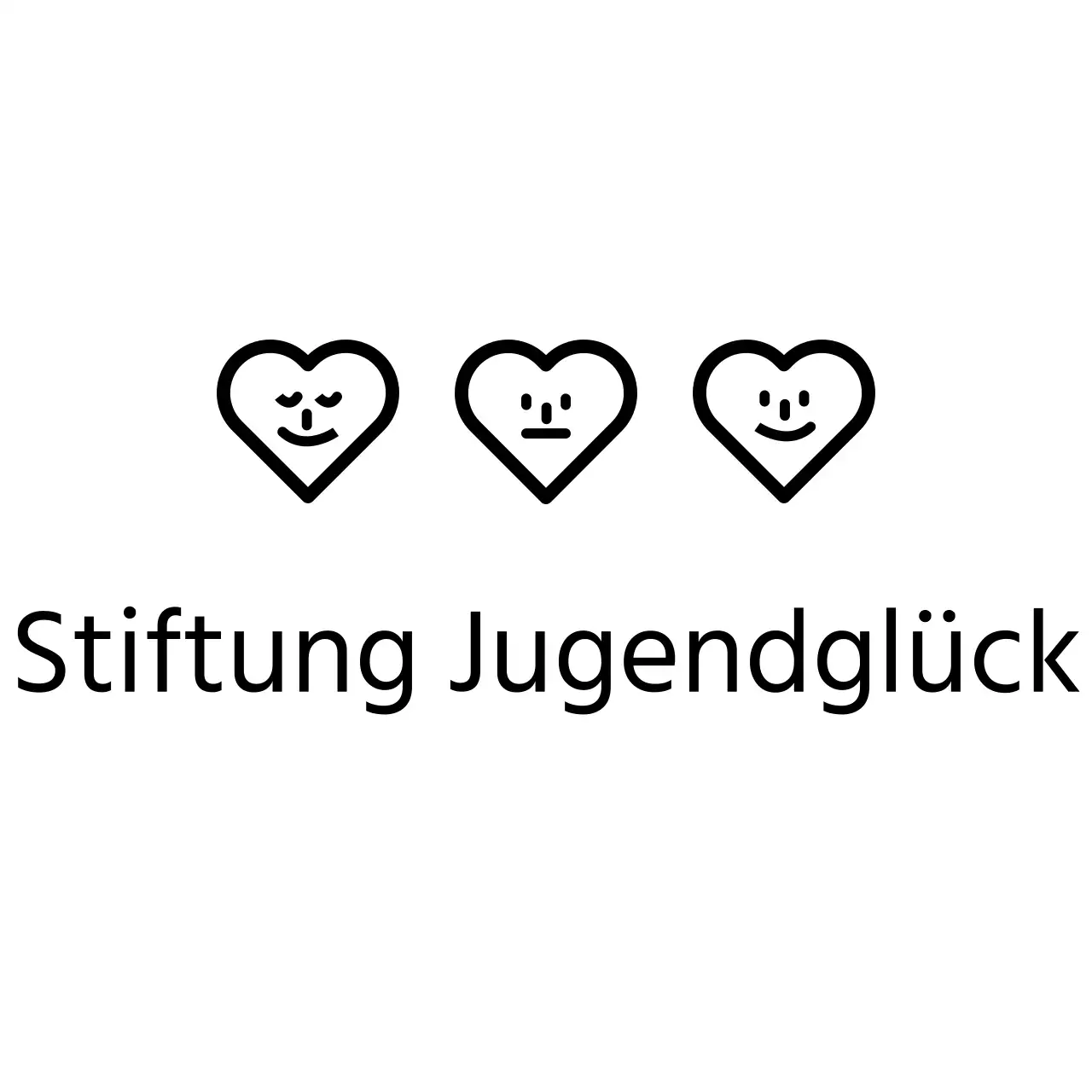 Schwarzes einfaches Logo Visitenkarte