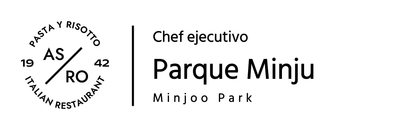 Placa con el nombre de un restaurante italiano con un toque moderno