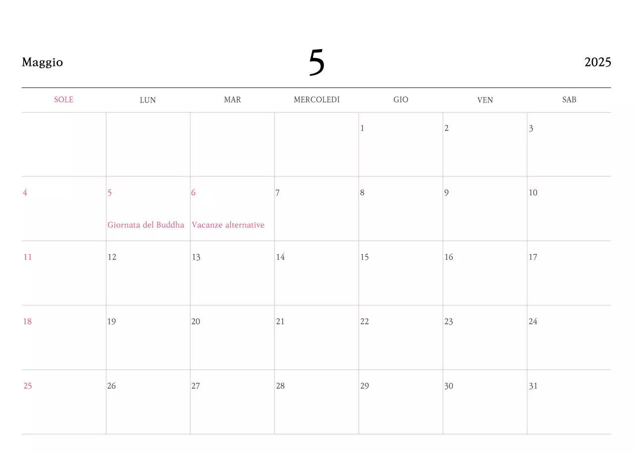 Colori caldiChiese con simpatiche illustrazioni