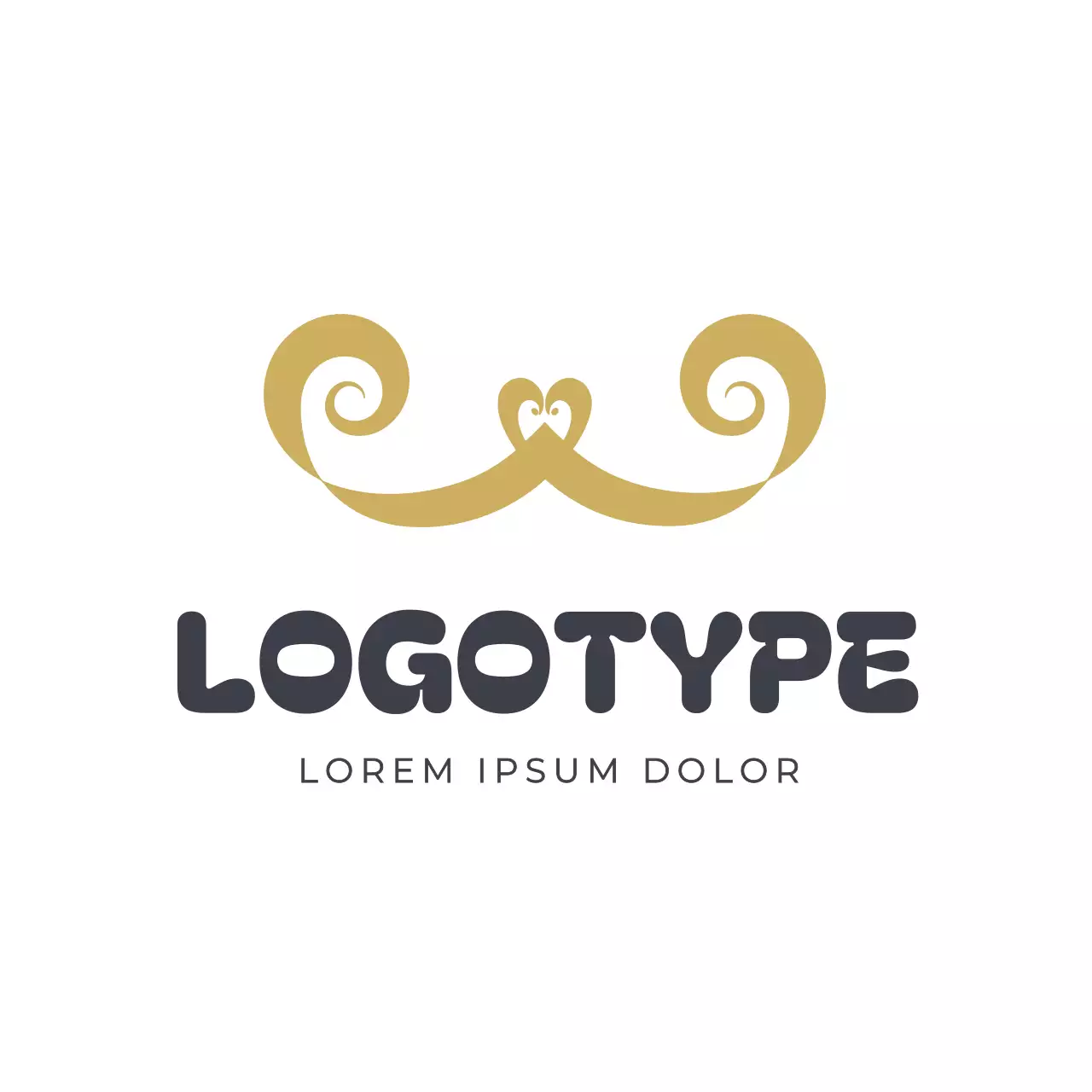 Gold Elegant Design Logo