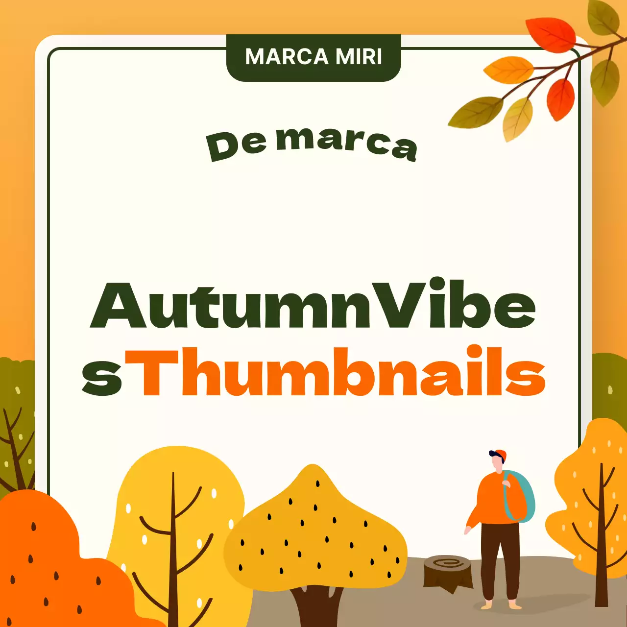 Promoção outono Laranja