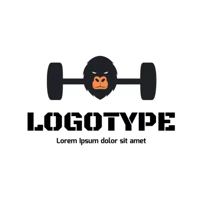 Black Bold Fitness Logo