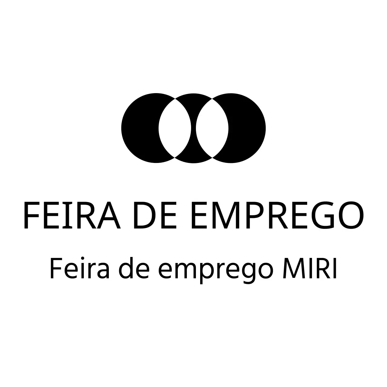 Sobre a Feira de Emprego Preto Moderno