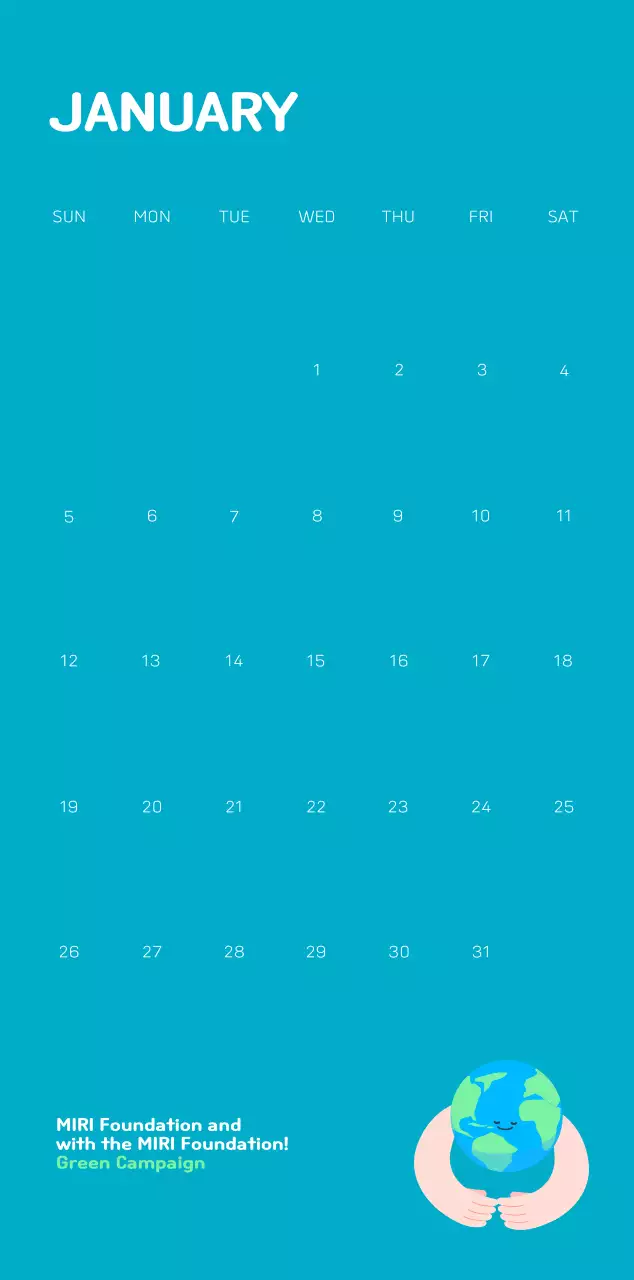 A colorful holiday celebration with illustrations of conservationists and the planet.