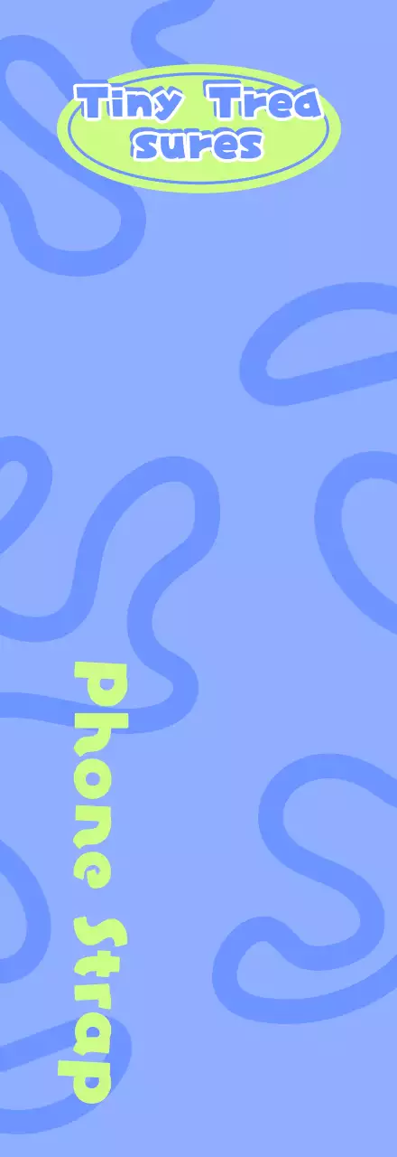 Cute, kitschy, and prop shop phone strap wallpaper