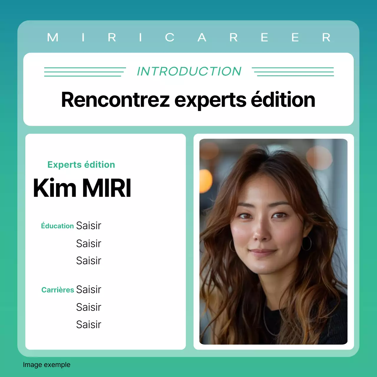 Promouvoir une séance d'essai simple, à la menthe et en blanc, pour les tuteurs.