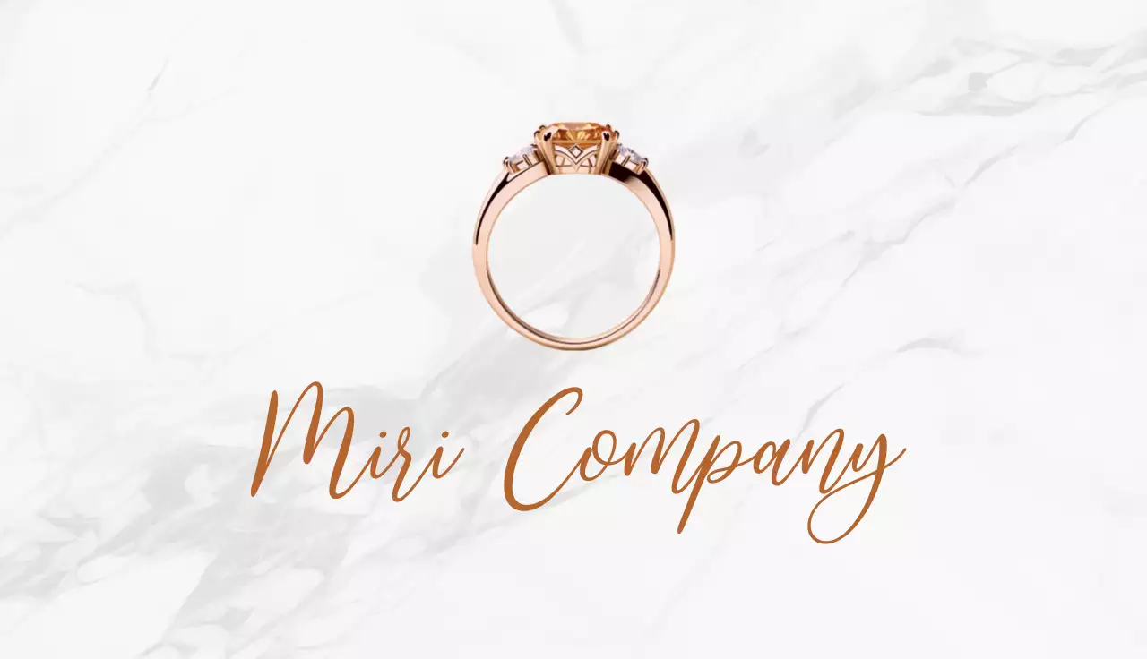 Gold Elegant Business Card