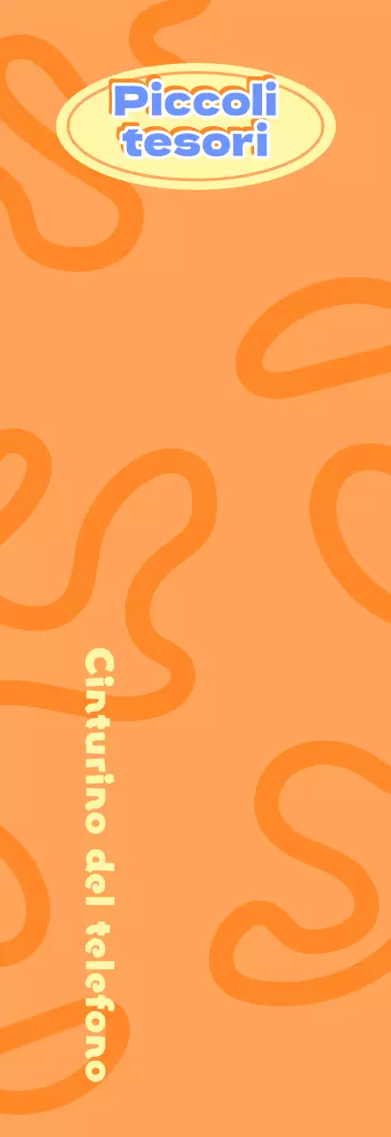 Sfondo carino e kitsch per il cinturino del telefono del negozio di oggetti di scena