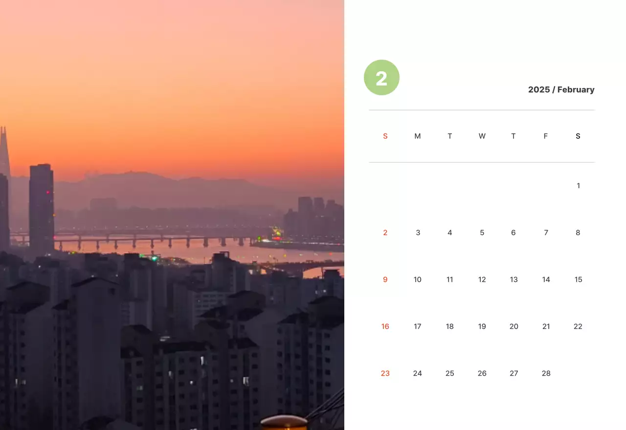 パステルカラーの温かみのある風景写真