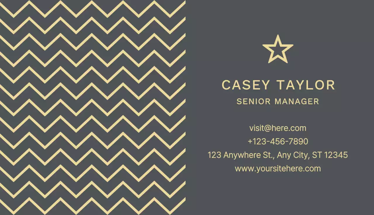 Grey Modern Business Card