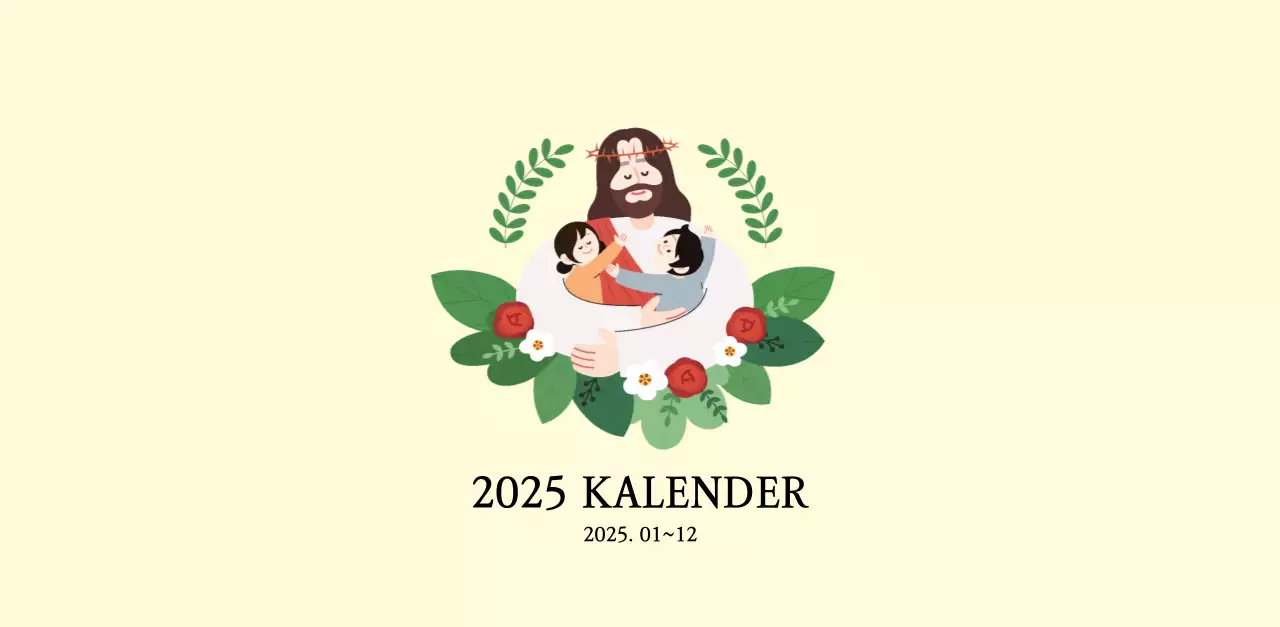 Warme kleurenKerken met schattige illustraties