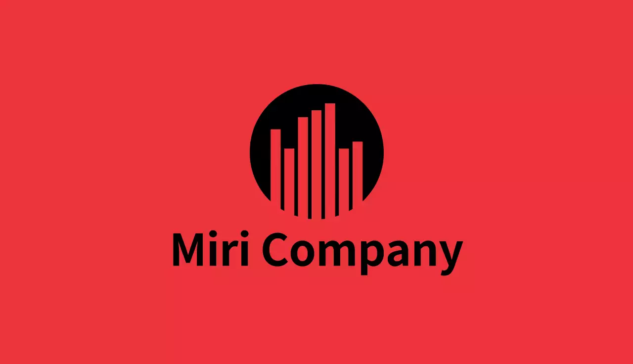 Red Simple Business Card