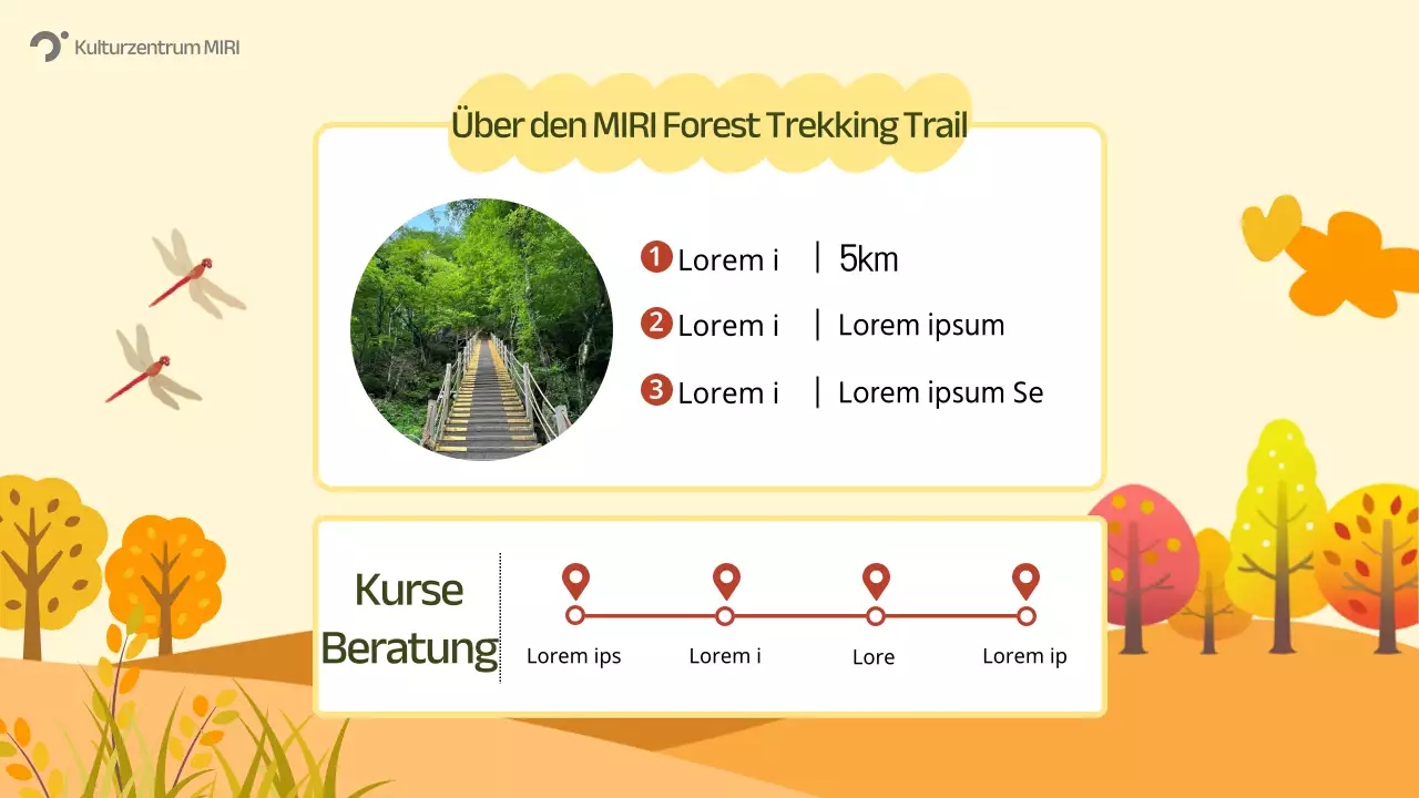 Orange Nature Herbst Event Guide