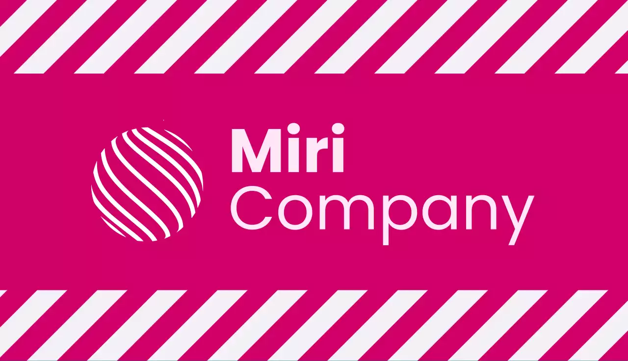 Pink Modern Business Card