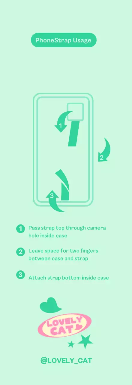 Pastel and kitschy PhoneStrap wallpaper