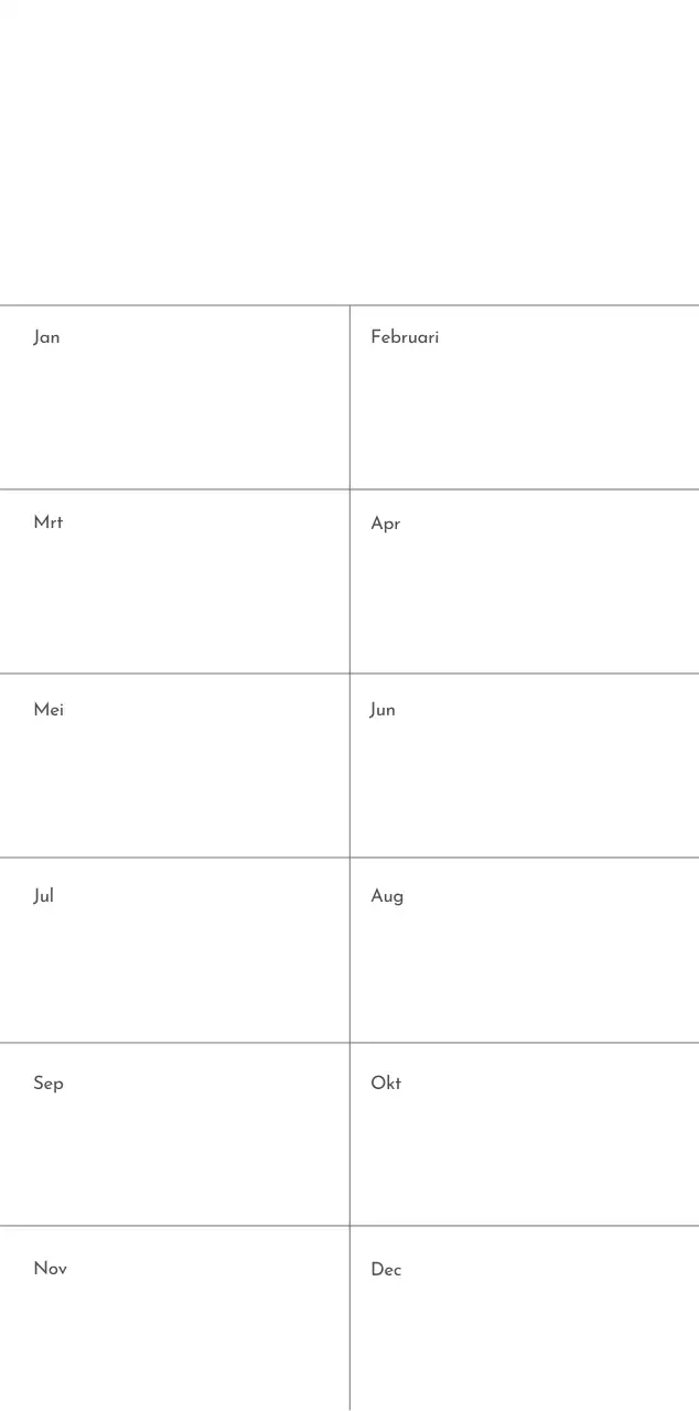 Een fotokalender met een strakke, stedelijke uitstraling
