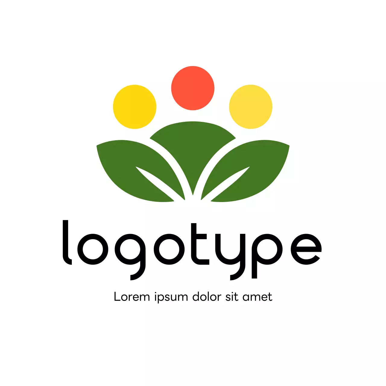 Green Minimal Design Logo