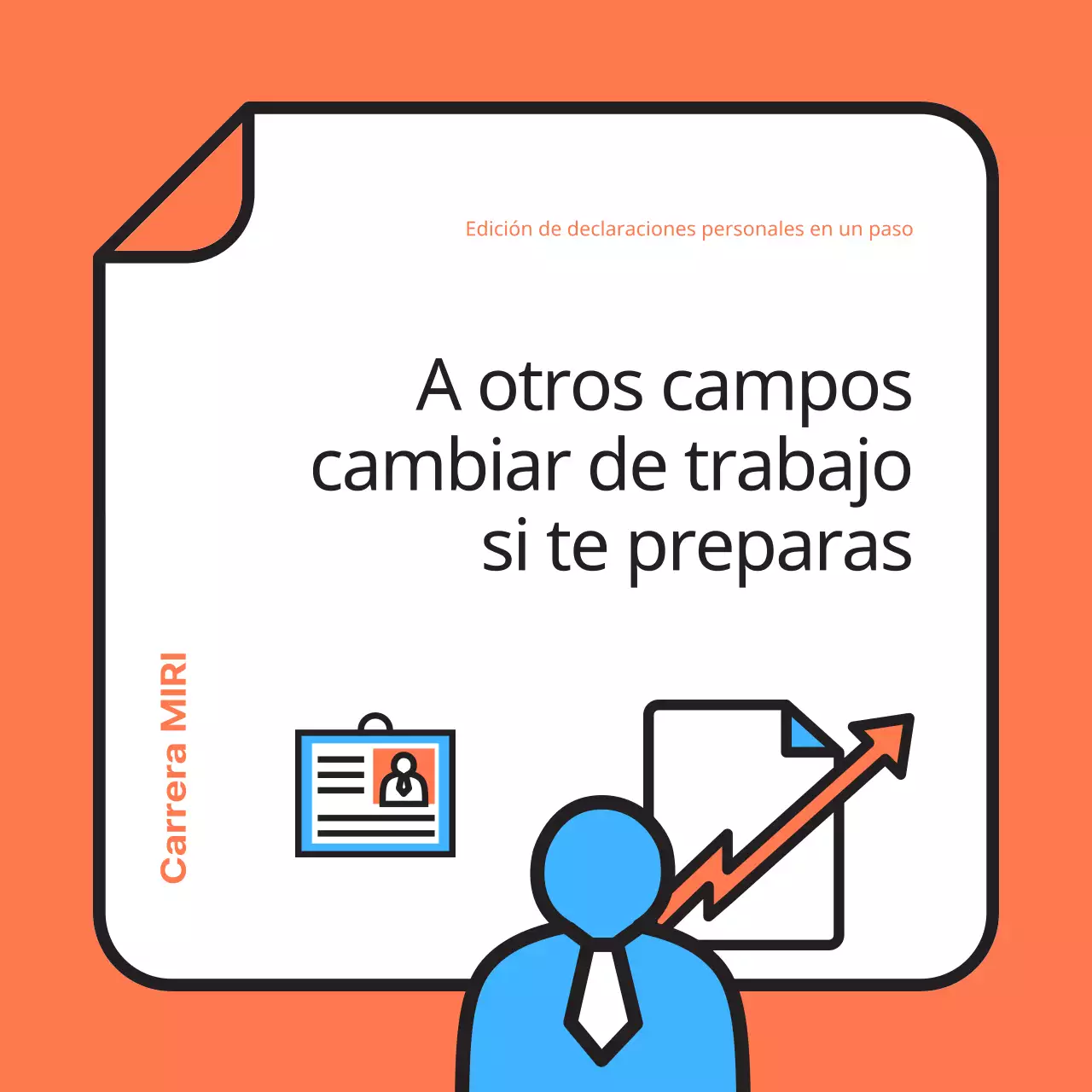 Promueva una sencilla sesión de tutoría en naranja y azul claro