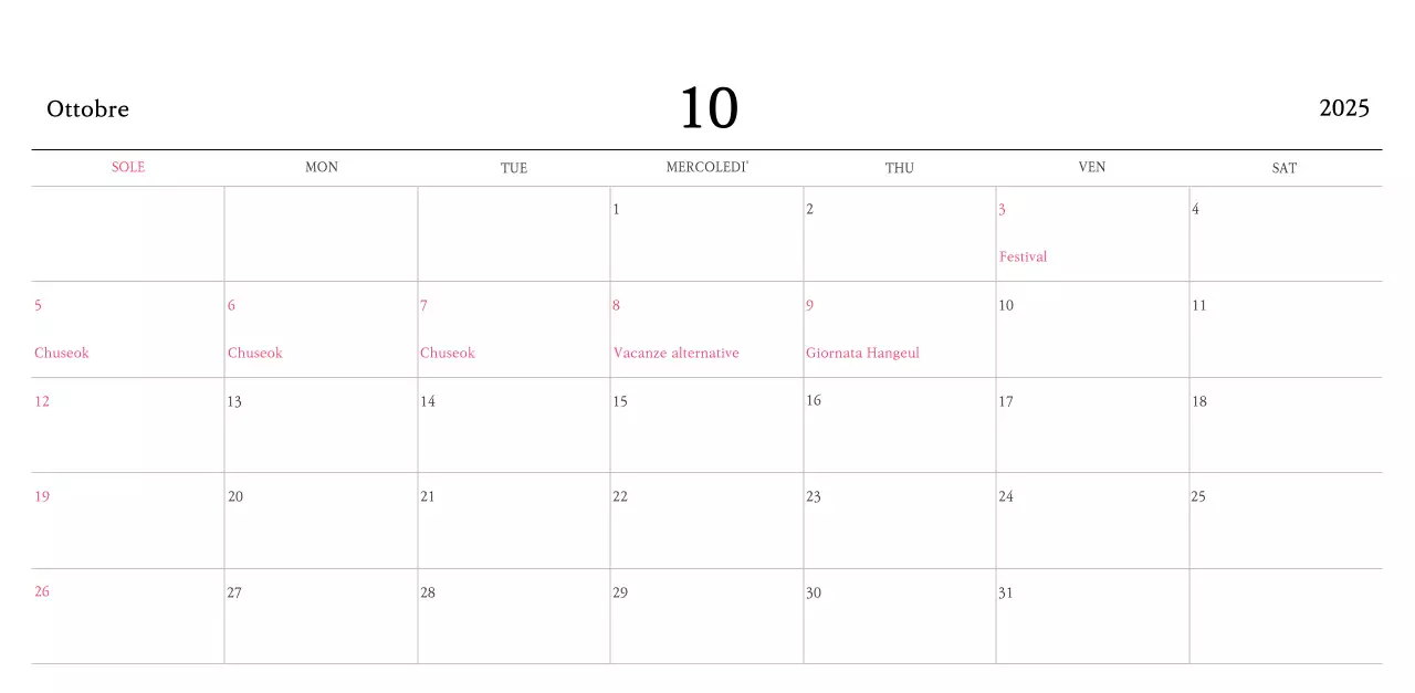 Colori caldiChiese con simpatiche illustrazioni