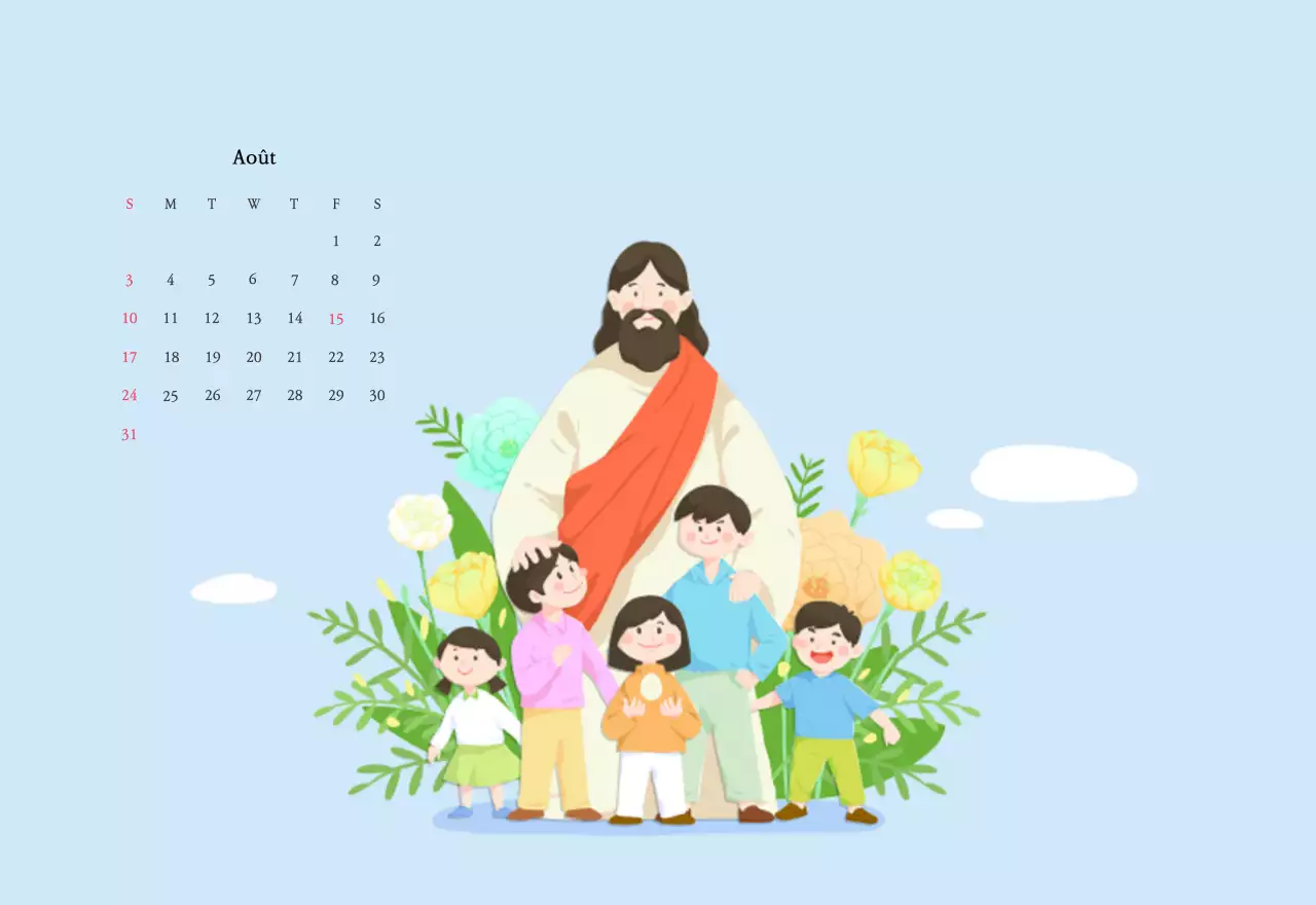 Des églises aux couleurs chaudes et des illustrations mignonnes