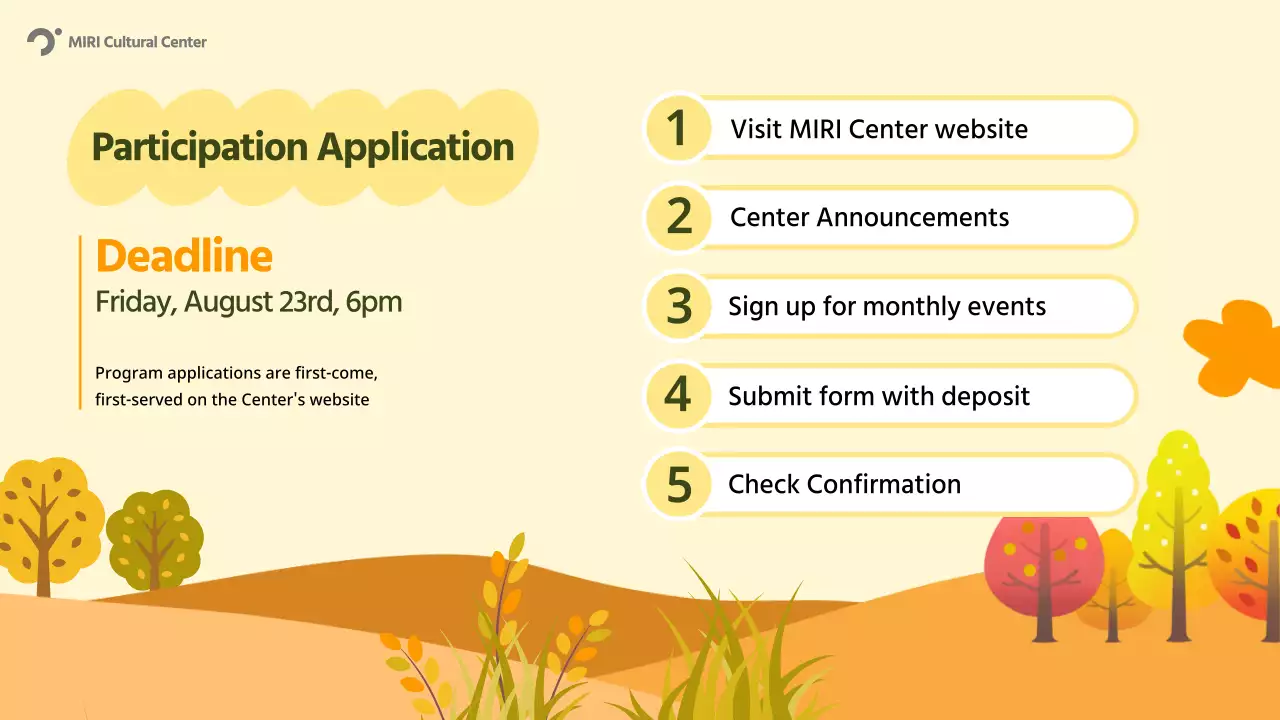 Presentasi Panduan Pendakian Orange Rustic