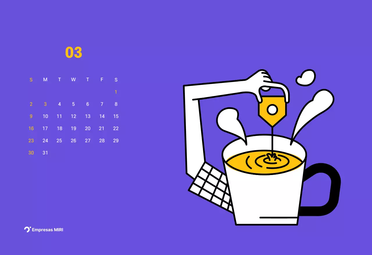 Ilustración de líneas limpias sobre fondo morado