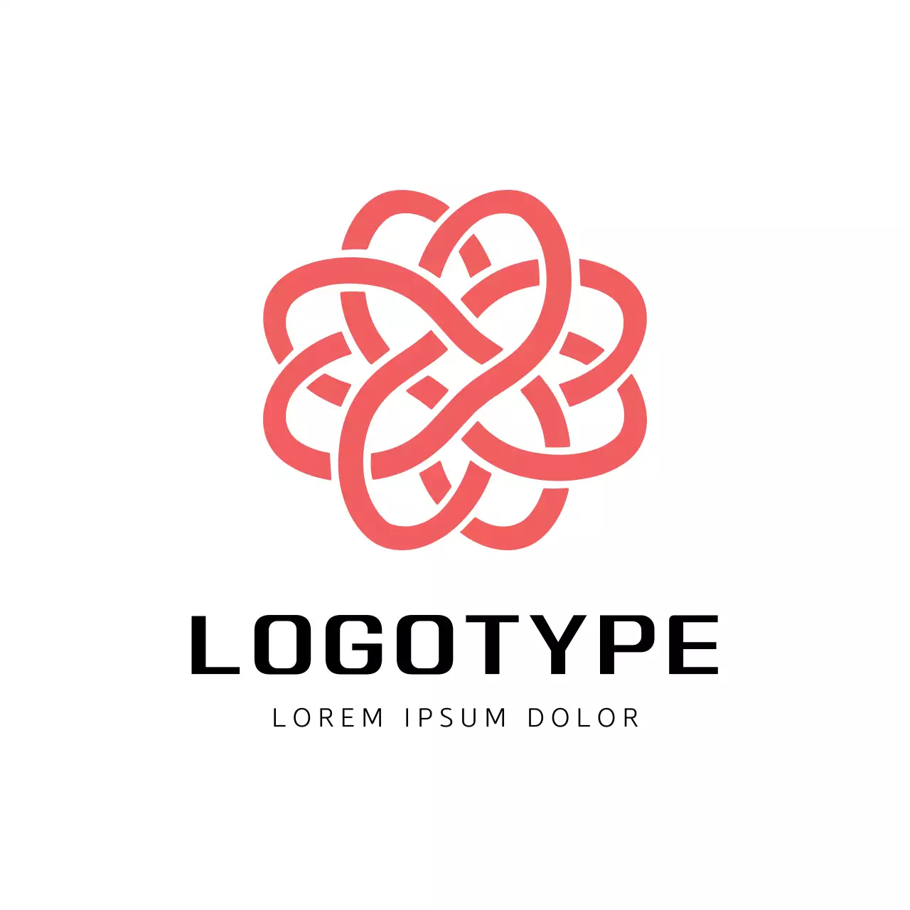 Coral Minimal Design Logo