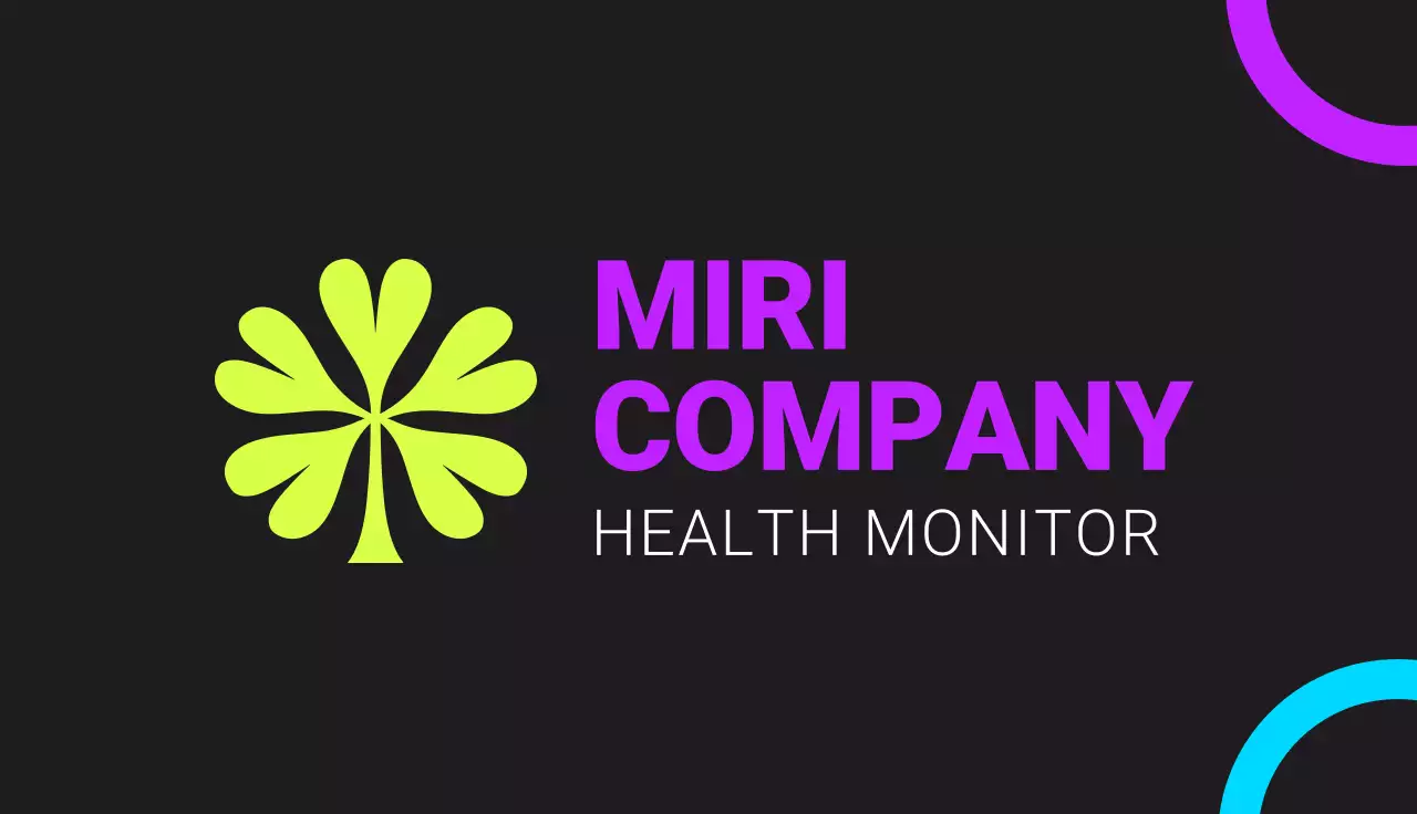 Neon Minimal Business Card