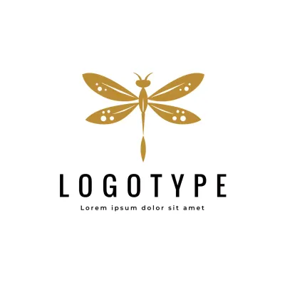 Gold Minimal Design Logo