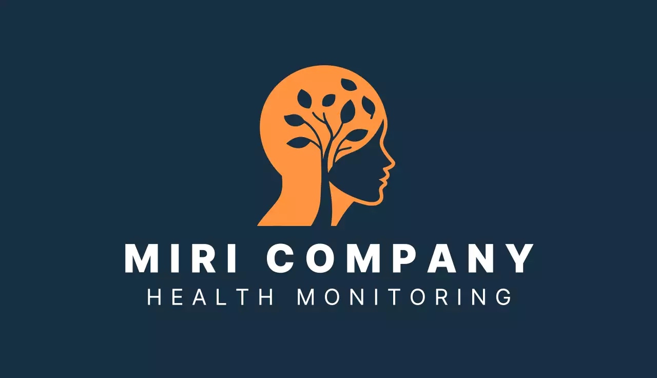 Orange Minimal Business Card