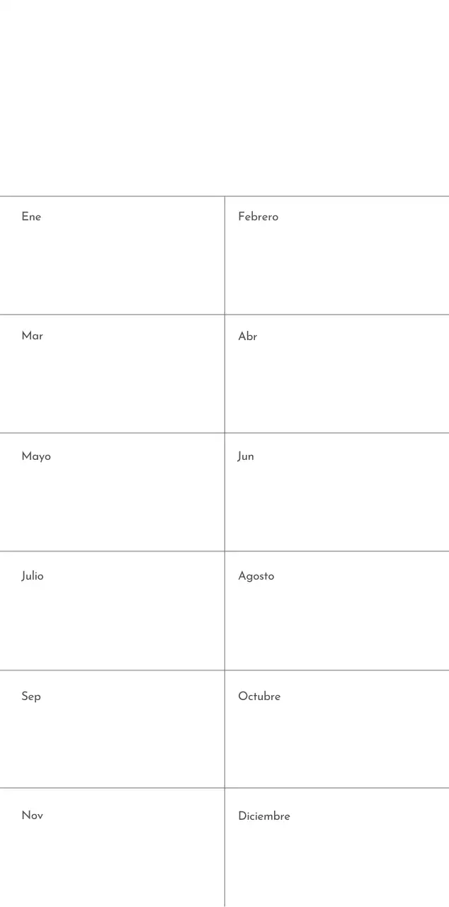 Un calendario fotográfico con un toque limpio y urbano